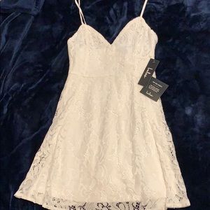 Lace White Dress